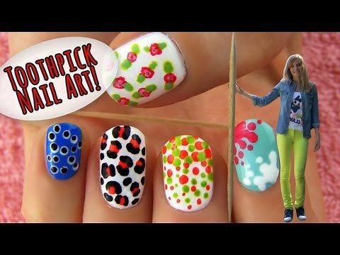 How to Do Easy Nail Art with a Toothpick for Beginners