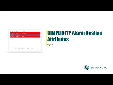How to Use Custom Alarm Attributes in CIMPLICITY