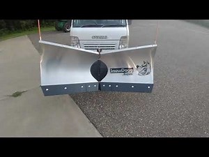Mini truck with snowdogg hydro plow