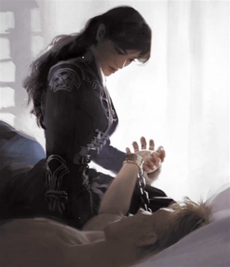 #ZOYALAI | can’t stop thinking about these 2 | all credit for the art goes to their creators panning, coloring :: sweetlydevoted tags :: #zoyanazyalensky #nikolailantsov #kingofscarsduology #edit zoya nikolai zoyalai king of scars rule of wolves edit transition mitski book booktok leigh bardugo shadow and bone six of crows