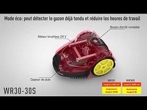 Les + des nouvelles tondeuses robots Outils Wolf WR30 30S