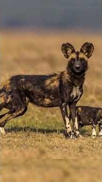 The Very Unique Painted Wolf Of Africa!