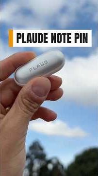 😱 Te regalo el PLAUD NOTE PIN / La grabadora de audio con IA 🔊 #shorts #giveaway #plaudnotepin