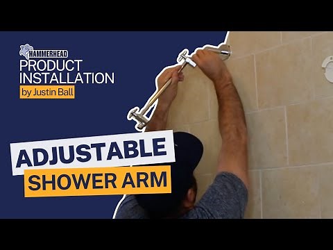 How to Install Adjustable Shower Arm by HammerHead Showers