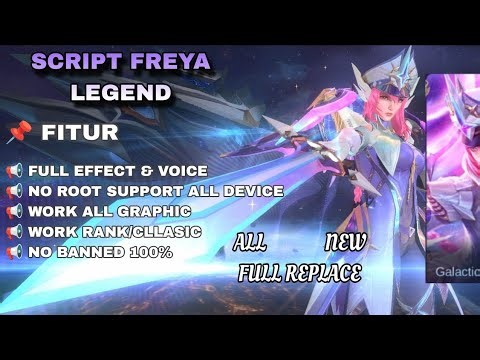 NEW Script Skin Freya Legend – Galactic Vanquisher (No Password)