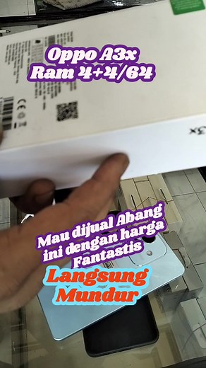 67 reactions · 9 comments | Oppo A3x ram 4+4/64 . Baru beli udah mau dijual #konterhp #konterhandphone | Leriman Siburian | Facebook