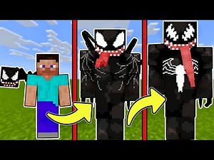 I INFECTED MYSELF WITH SYMBIOTE VENOM IN MINECRAFT
