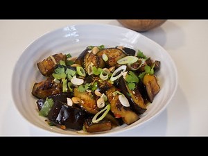 SOY GINGER GLAZED EGGPLANT | EASY VEGAN VIETNAMESE RECIPE | CÀ TÌM SỐT NƯỚC TƯƠNG GỪNG CHAY