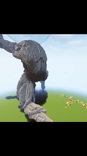 Giant Minecraft Statues: Creating Stunning Atlas Builds