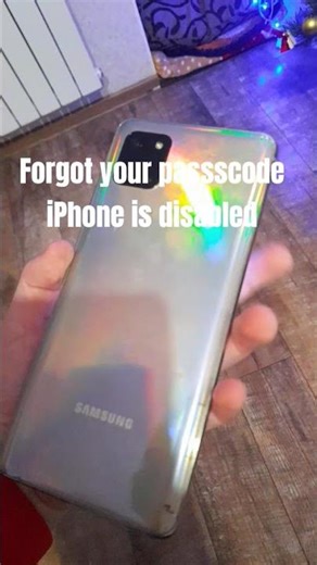 Can't remember your passscode ? iPhone is disabled Here's how you unlock it 😍 apple shorts