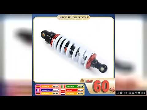 Rear Spring Assisted Shock Absorber, 290mm ATV Rear Shock Absorber For Most Off-road Vehicles Quads