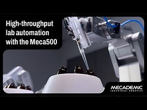 High-throughput lab automation with the Meca500