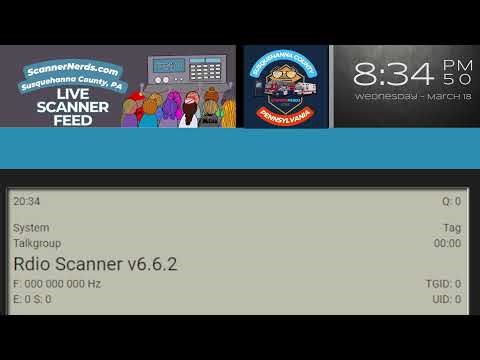 Susquehanna County, PA Live Scanner Feed