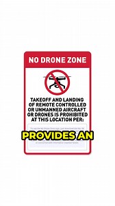 Do you have to listen to a "No Drone Zone" sign? Let's find out! Want to stay up to date with drone insights and tips each weekend? Subscribe to our weekly newsletter - link in bio! #uavcoach #dronepilotgroundschool #drones #droneflying #drone #faa #dji #droneshots | UAV Coach