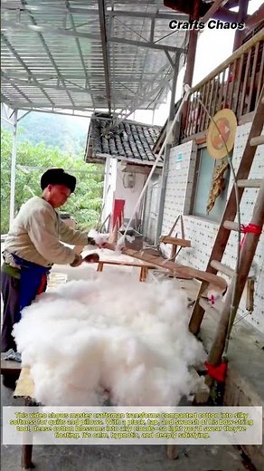 Satisfying Handmade Cotton Fluffing for Quilts and Pillows: A Master Craftsman's Guide
