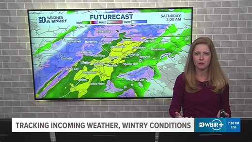 Tracking incoming weather, wintry conditions with meteorologist Cassie Nall. | WBIR Channel 10