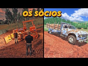 Farming simulator 22 | Iniciando a reconstrução das fazendas | Os sócios #01