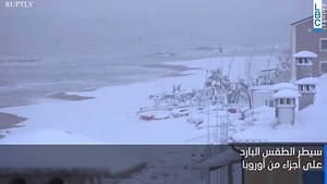 25K views · 113 reactions | Heavy #snowfall blankets beaches and palm trees on the adriatic coast #Italy #LBCIVideos Ruptly | LBCI Lebanon | Facebook