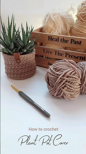 Crochet Plant Pot Cover Pattern
