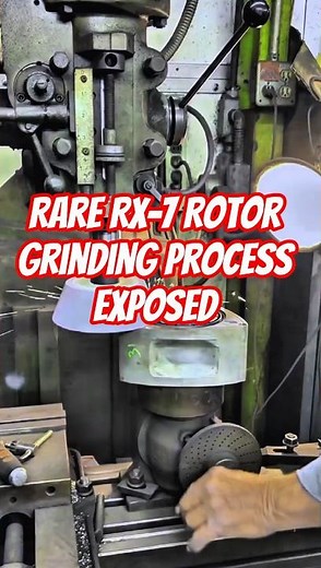 Rare Rotary Engine Rotor Grinding – Hidden Precision Process