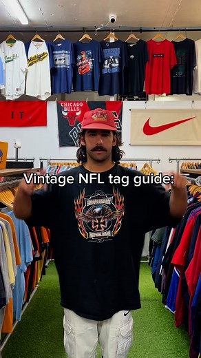 Start of the NFL session - NFL vintage tag guide 🏷️ | Official Vintage Clothing