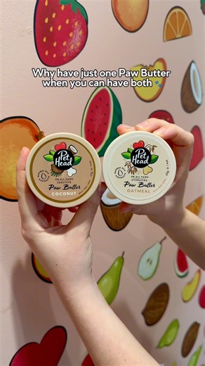 23K views · 19 reactions | Repeat after us… two Paw Butters are always better than one!  Why choose one when you can have one of each scent? That's right our Paw Butter comes in both Coconut and Oatmeal 便 It moisturises and softens your dog’s dry skin through our amazing blend of ingredients! #pethead #pawbutter #doggrooming #cuddleready | Pet Head | Facebook