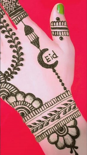 simple mehndi designs for eid back hand | latest mehndi design | eid mehndi design | mehndi