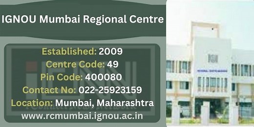 IGNOU Mumbai Regional Centre | Courses, Admission & Contact Details