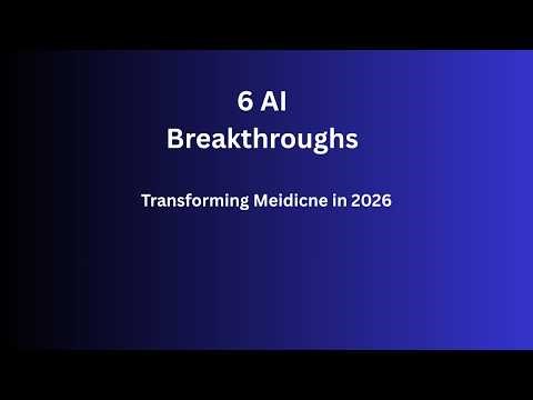 AI in Healthcare : 6 Breakthrough Innovations Transforming Medicine in 2026