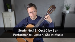 Study No.18, Op.60 by Fernando Sor | This is Classical Guitar