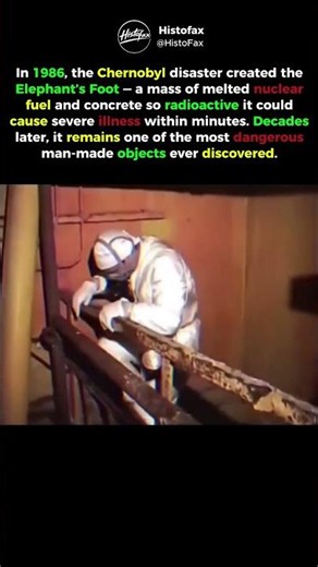 The Elephant Foot in Chernobyl