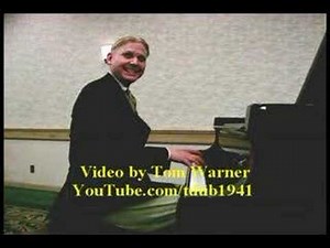 Frederick Hodges at the piano with a Cole Porter Medley