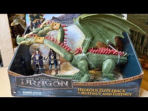 How To Train Your Dragon 🐉 Hideous Zippleback + Ruffnut And Tuffnut Figures From The Movie 🎥 ✅🔥🐉🌿🌳🪨🌾