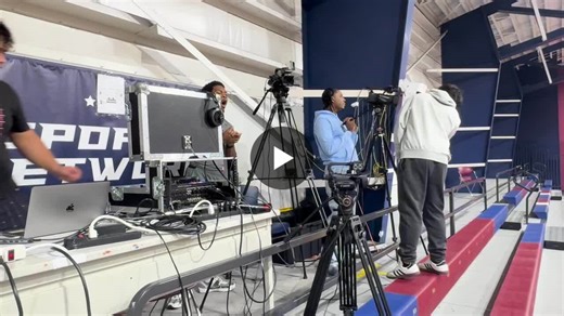 Setting up the broadcast livestream equipment and doing mic check making sure everything is working properly! | Edgar Lopez