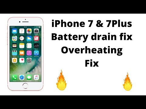 iPhone 7/7 plus overheating & battery drain fix! iPhone 7/7 plus battery issues drain fast.