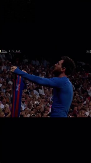 OTD 2017, Messi broke Madrid hearts in the 92nd minute 🥶🐐 Ice in his veins, silence in the Bernabéu.