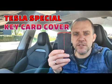 Review of my favorite Tesla key card cover accessory
