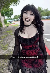 What would you do? #goth #gothgirl #Funny #onthisday #fyp | gothic