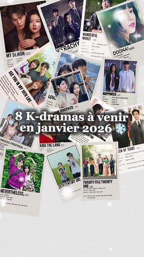 8 Nouveaux K-Dramas à Découvrir en Janvier 2026