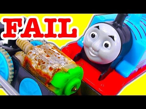 Thomas The Tank Fail Pool Tracks Teardown Damage Classic Trackmaster Vs Trackmaster 2