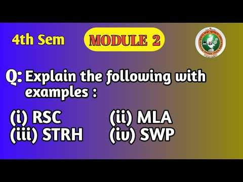 Explain RSC, MLA, STRH and SWP Instructions with Examples | ARM Instruction Set | VTU