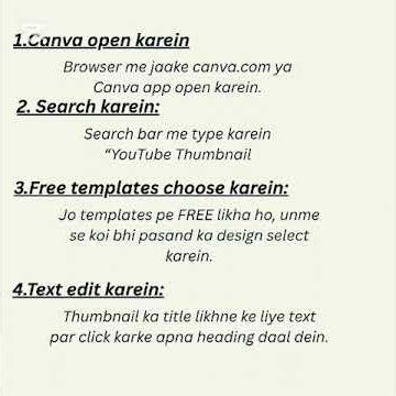 Create Free YouTube Thumbnails Using Canva