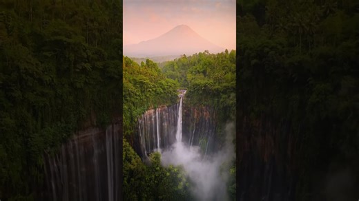 Discover the breathtaking waterfalls at Tumpak Sewu, East Java, Indonesia