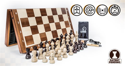 iChessOne: Wooden Foldable Electronic Chessboard by iChessOne - Indiegogo