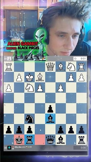 Alien Gambit With the Black Pieces! 👽