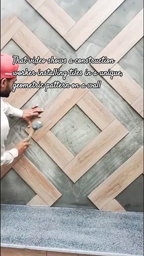 ​Unique Wood-Look Tile Pattern Installation