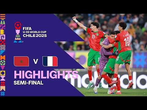 Morocco vs France Highlights | FIFA U-20 World Cup Chile 2025