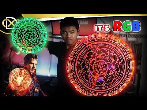 Doctor Strange Shield DIY with LED Strip from Doctor Strange In The Multiverse Of Madness