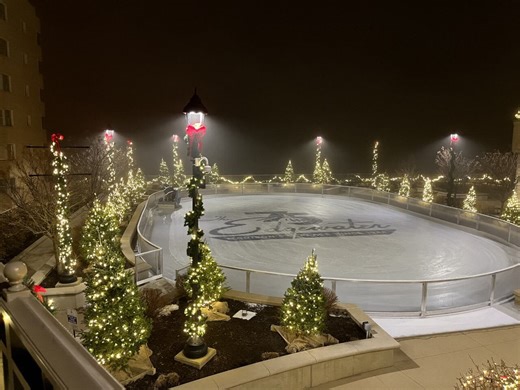 The Edgewater’s ice rink opens for the 2025-26 winter season