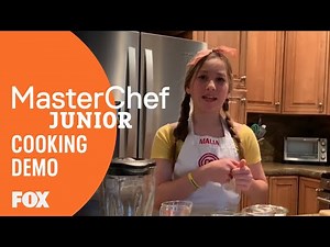 Cook #AtHomeWith Malia: Crepes | MASTERCHEF JUNIOR